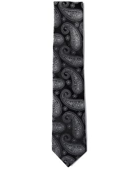 Black Paisley Tie