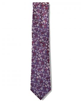 Floral Silk Tie