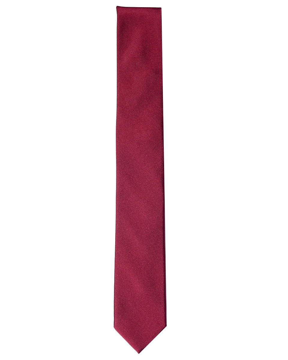 Burgundy Solid Tie