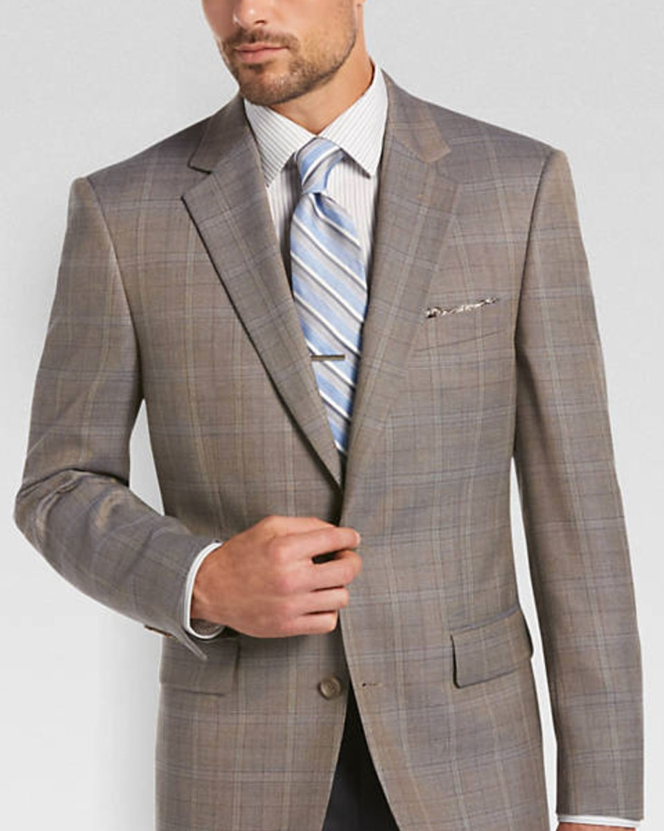 Sand Suit Jacket: Luxe